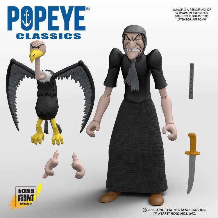 Popeye Wave 2: Sea Hag Actionfigur boss fight studio