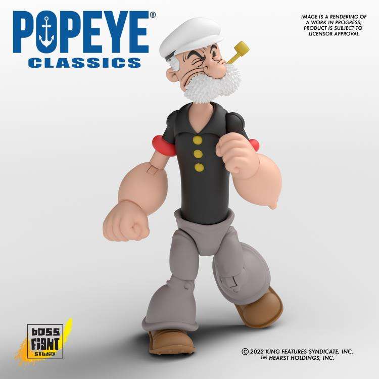 Popeye Wave 2 Poopdeck Pappy AF - Samlarfigur boss fight studio