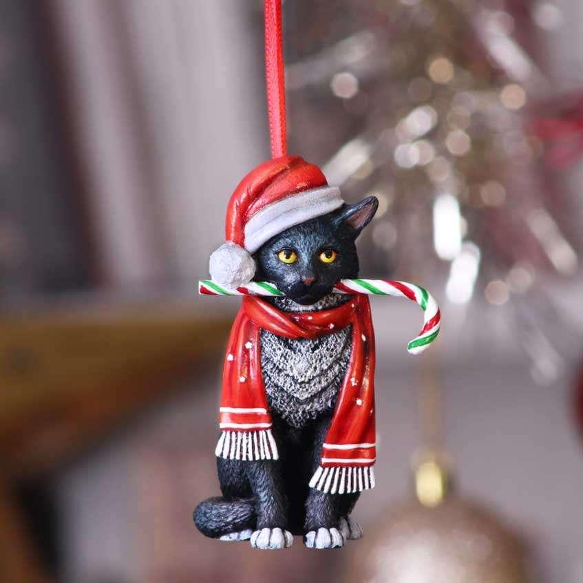 Candy Cane Katt Hängande Ornament - Robotto