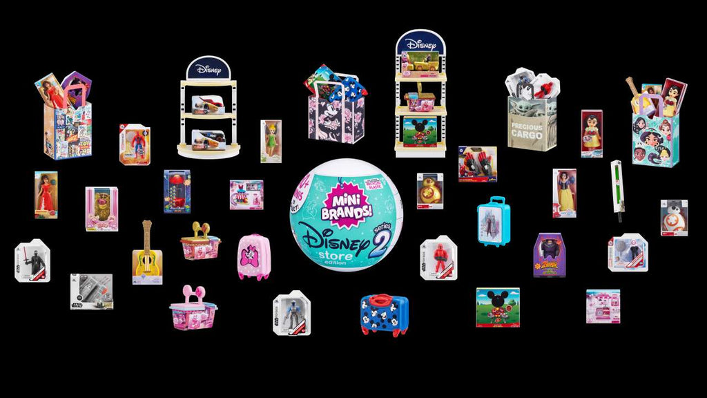 Disney Mini Brands Serie 2 - 5 Surprise Miniatyrer zuru