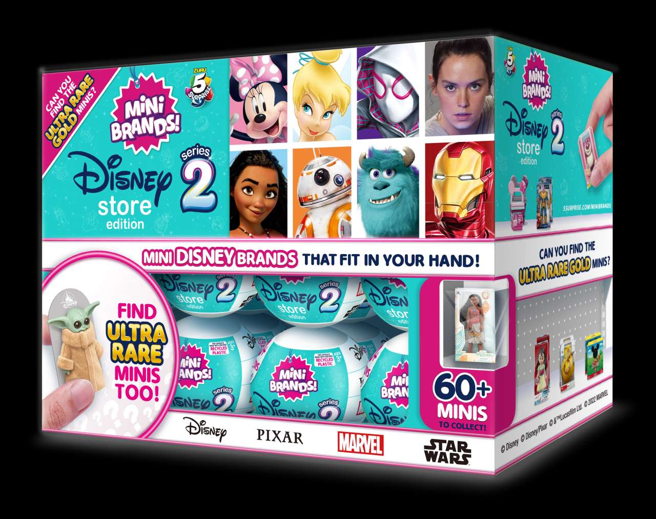 Disney Mini Brands Serie 2 - 5 Surprise Miniatyrer zuru