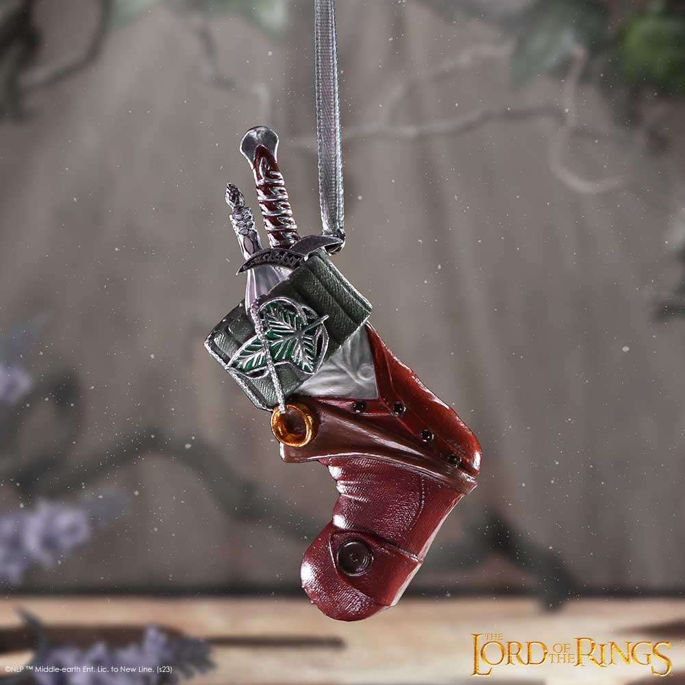 Lord of the Rings Frodo Julstrumpa Hängande Ornament nemesis now