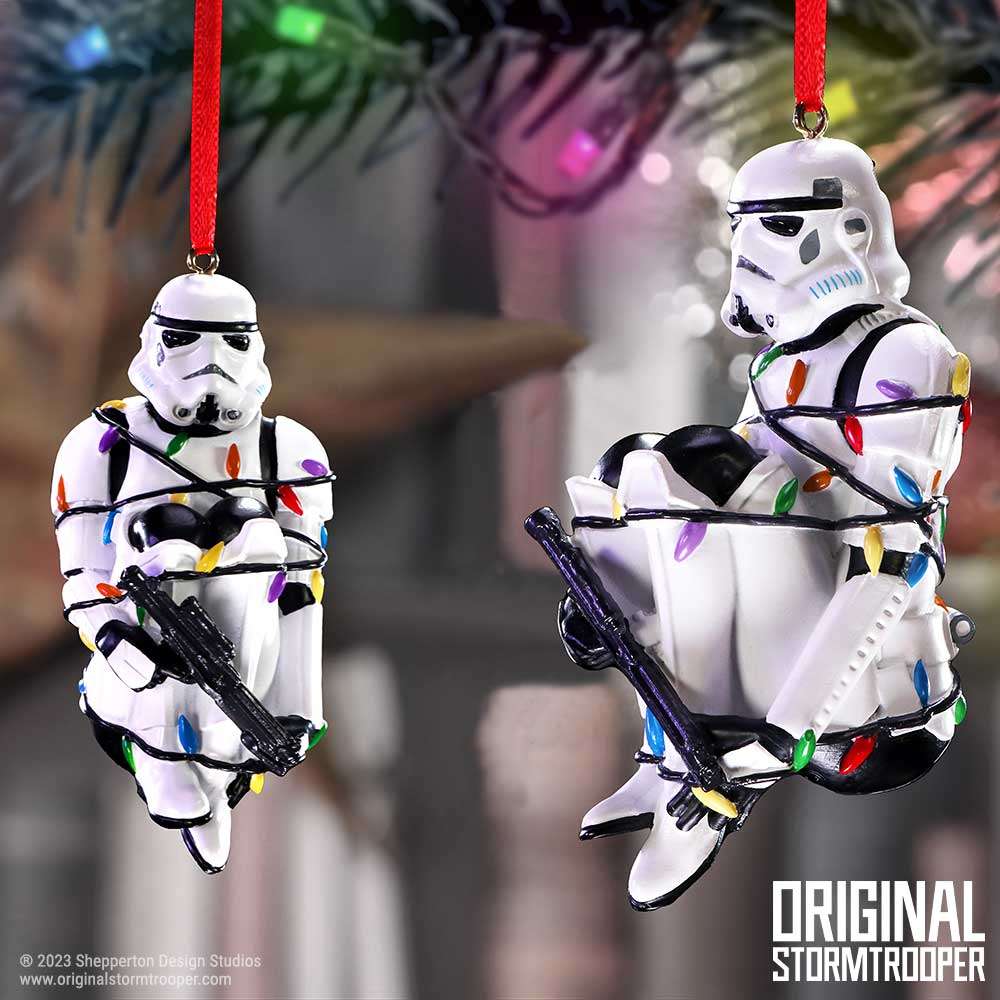 Stormtrooper Fairy Lights Dekorativ Hängande Ornament nemesis now