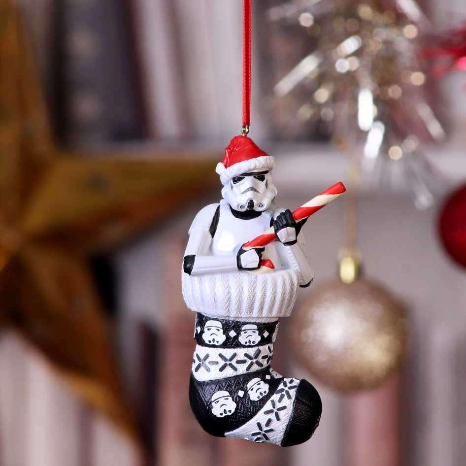Stormtrooper i strumpa hängande ornament - Robotto