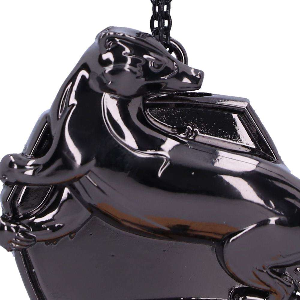 Harry Potter Hufflepuff Crest Silver Hängande Ornament nemesis now