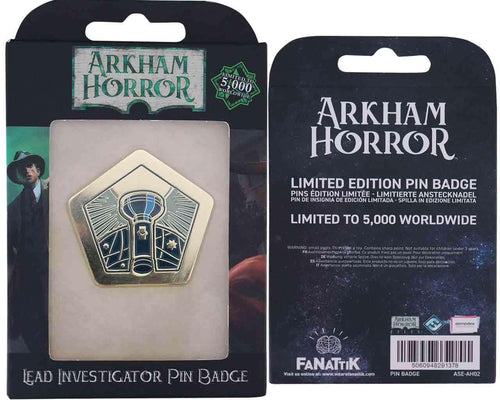 Arkham Horror - Limited Edition Lead Investigator Pin Badge - Robotto