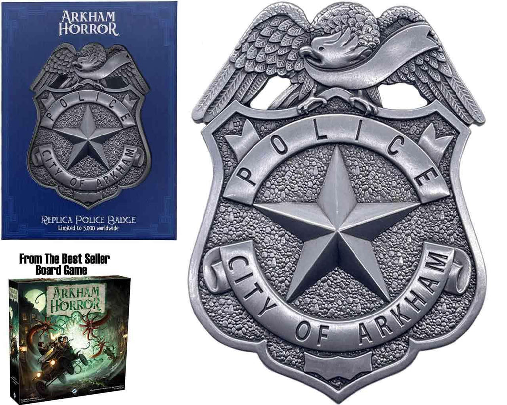 Arkham Horror - Limited Edition Replica Police Emblem / Pin - Robotto
