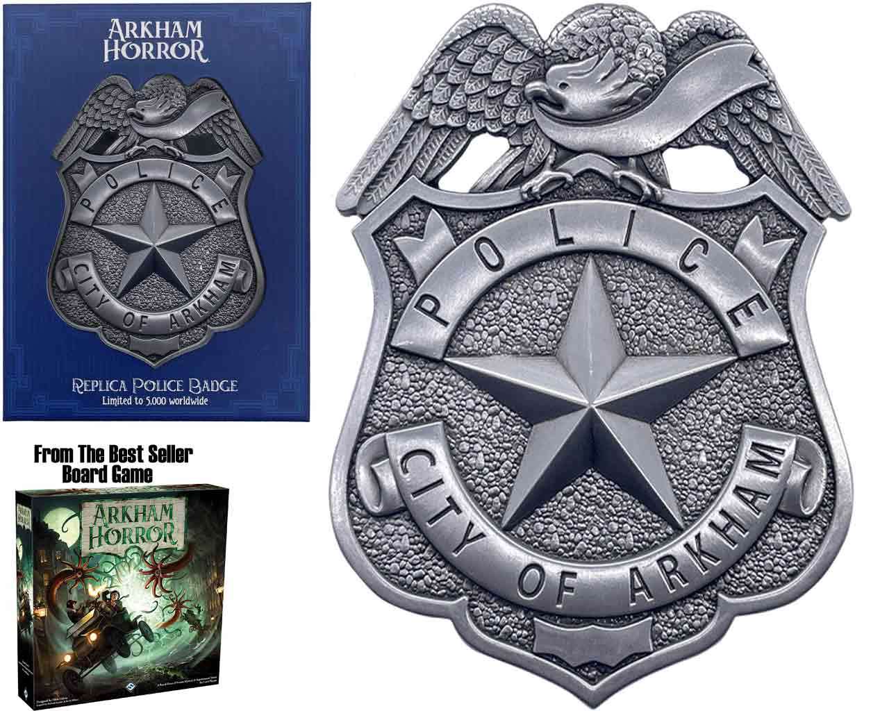 Arkham Horror - Limited Edition Replica Police Emblem / Pin fanattik