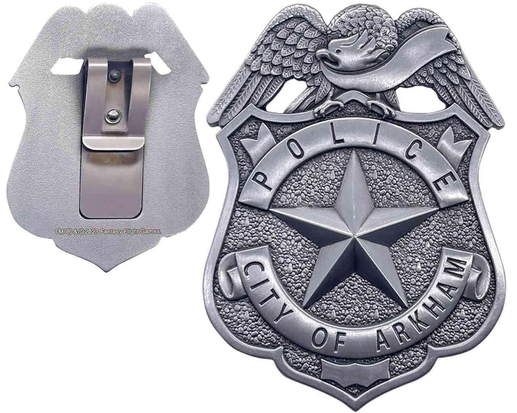 Arkham Horror - Limited Edition Replica Police Emblem / Pin - Robotto