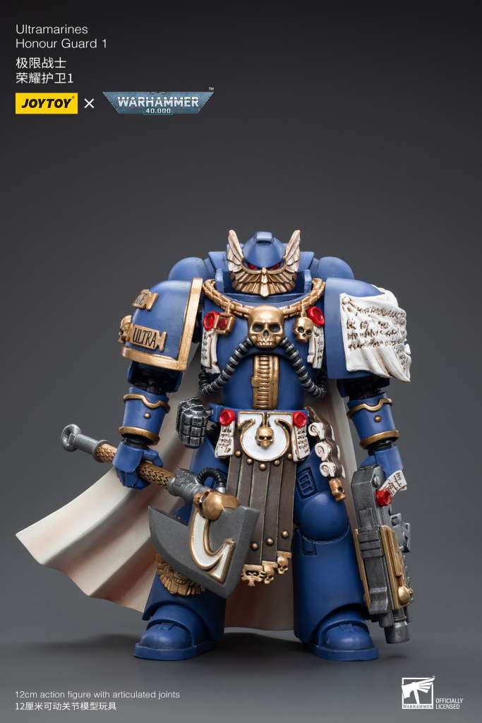 Wh40k Ultramarines Honour Guard 1/18 Skala Figurset joytoy