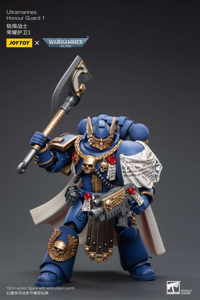 Wh40k Ultramarines Honour Guard 1/18 Skala Figurset joytoy