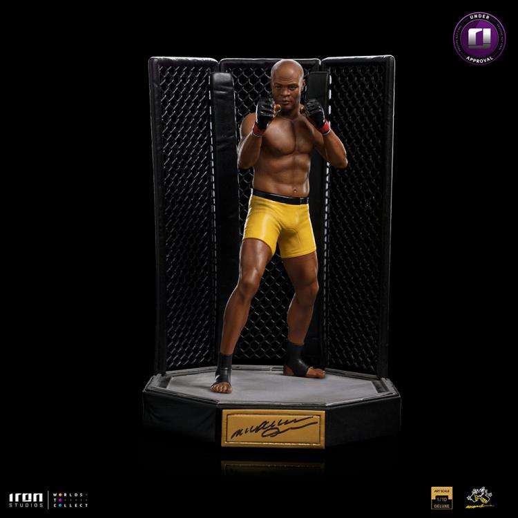 Anderson Silva Signed DLX 1/10 Statue iron studios