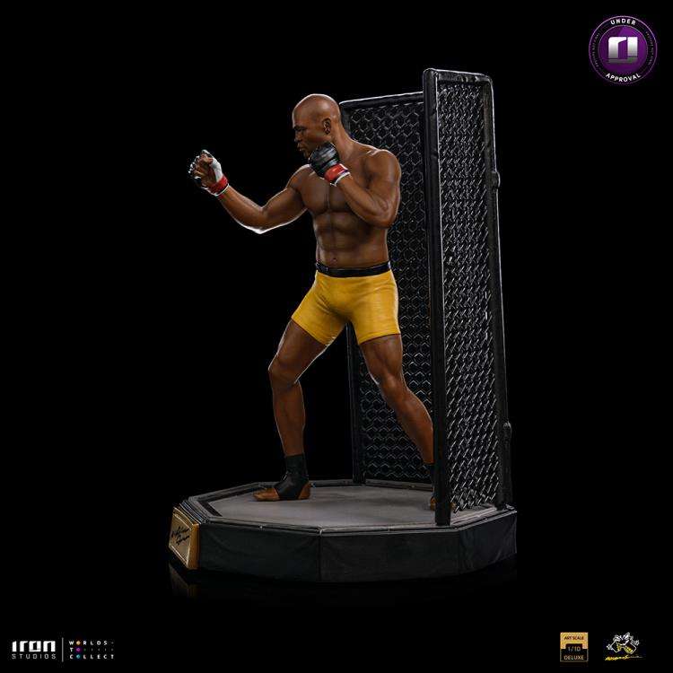 Anderson Silva Signed DLX 1/10 Statue iron studios