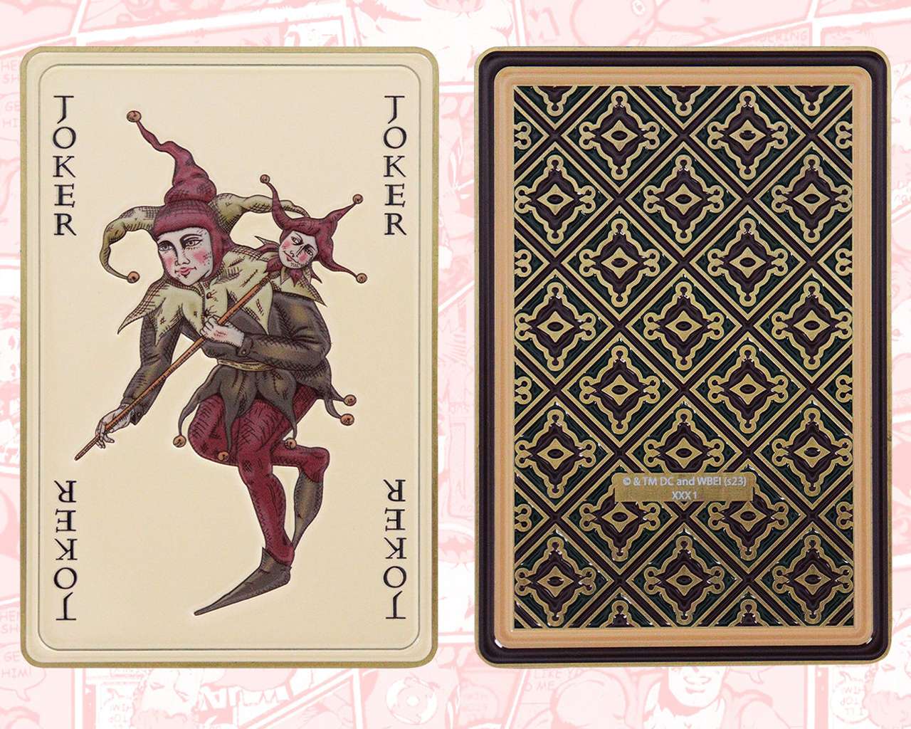 Batman Begins - Jokern Kort - Begränsad Utgåva Ingot fanattik