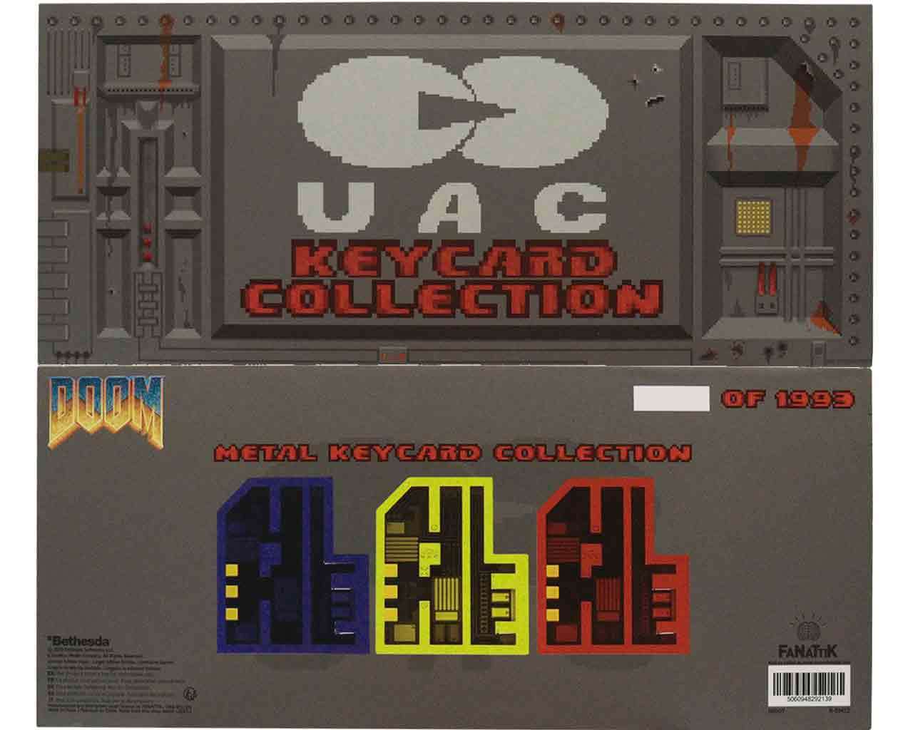 Doom - 30-årsjubileum Pixel Nyckelsats av 3 fanattik