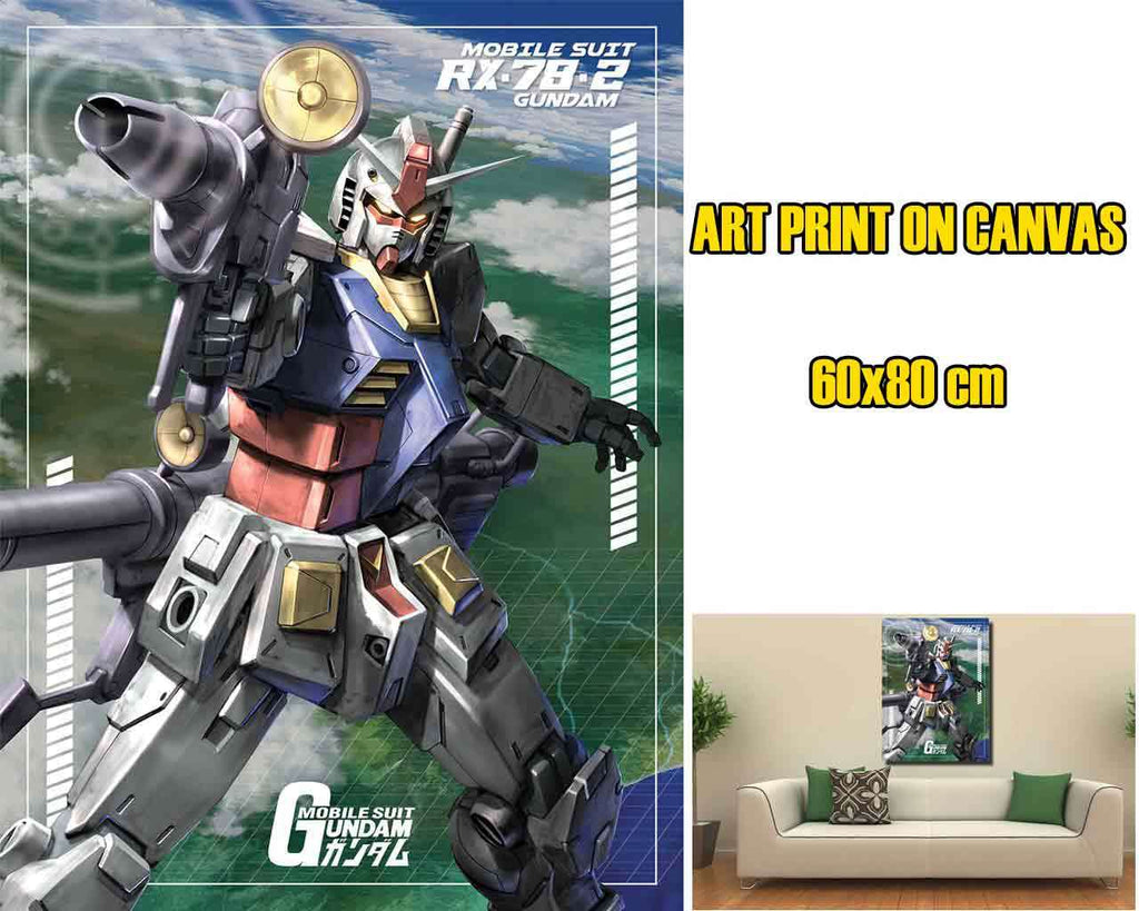 Gundam - Locked On - Canvaskonst 60x80 cm pyramid international