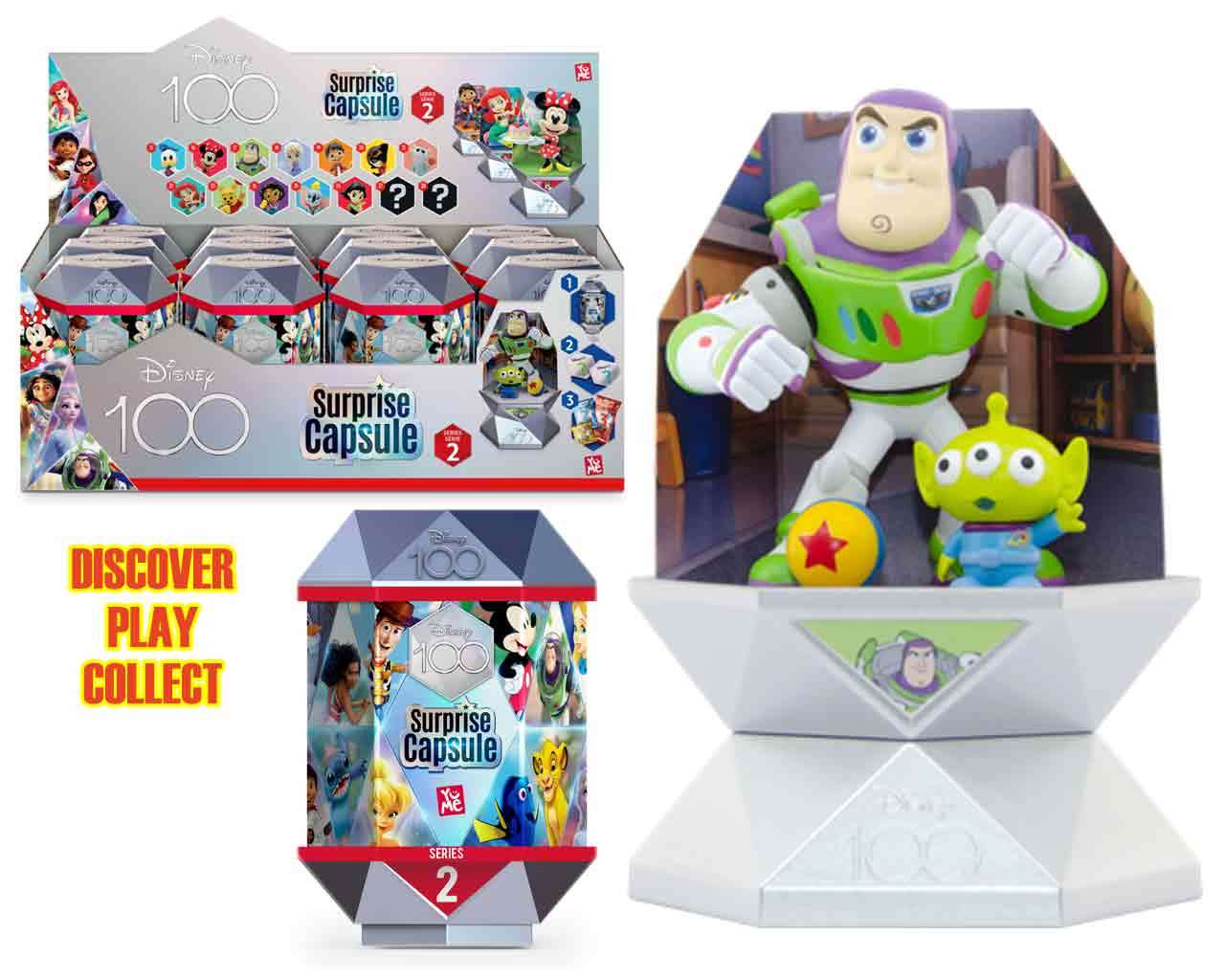 Disney 100-årsjubileum - Överraskningskapslar Serie 2 - Display (12 enheter) yume