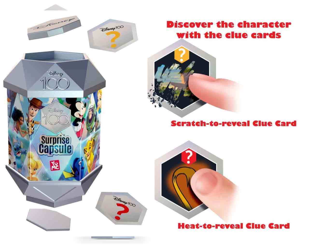 Disney 100-årsjubileum - Överraskningskapslar Serie 2 - Display (12 enheter) yume
