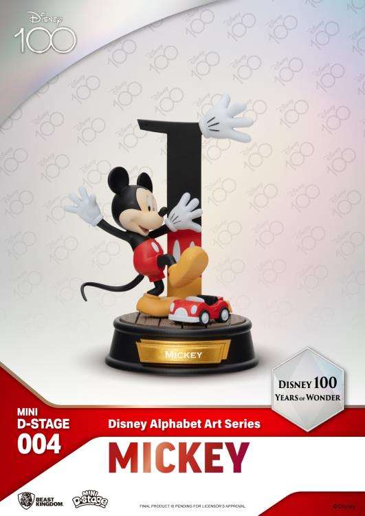 Mini D-Stage Disney 100år Disney Alfabet beast kingdom