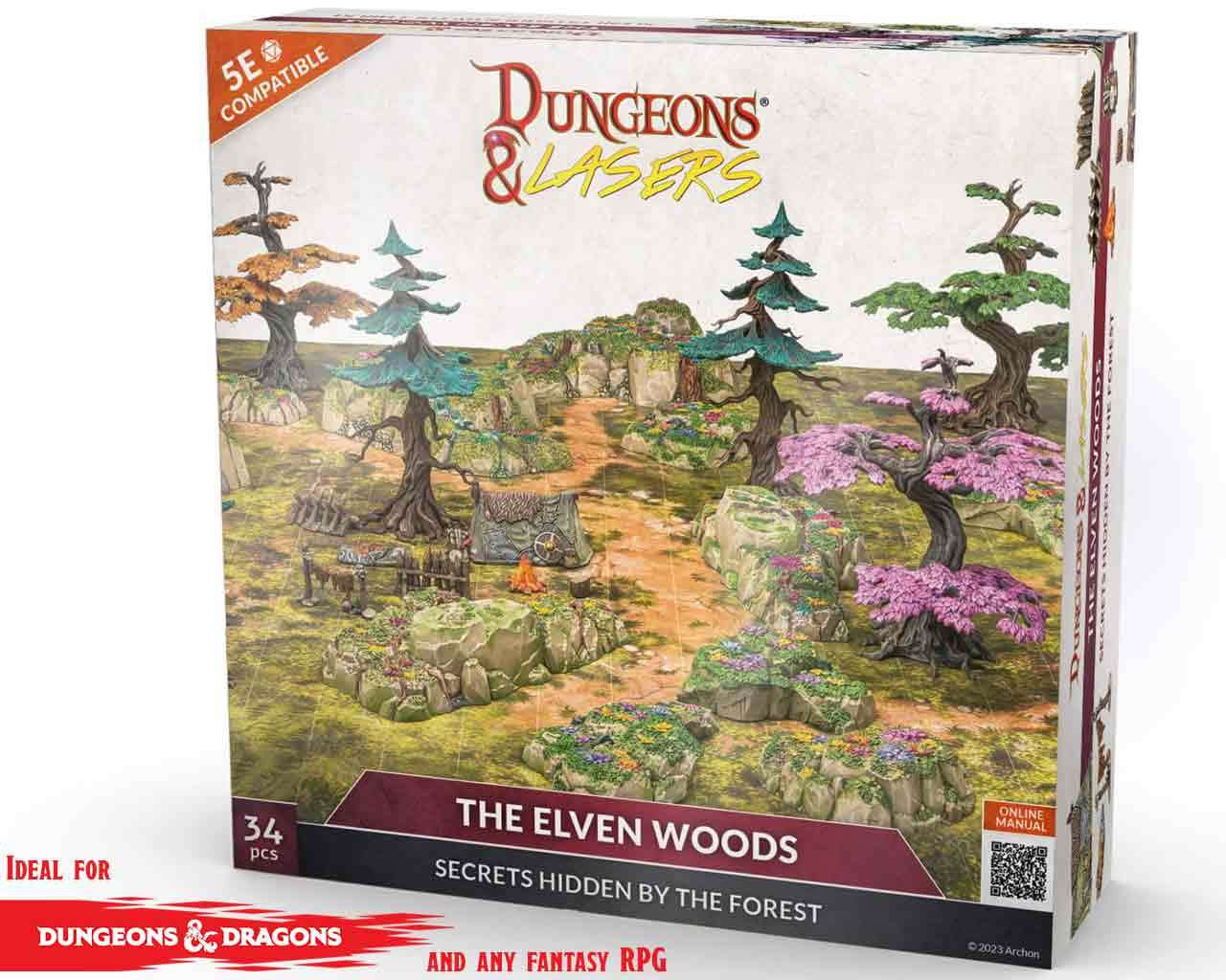 Dungeons & Lasers - Elven Woods Spelset archon games