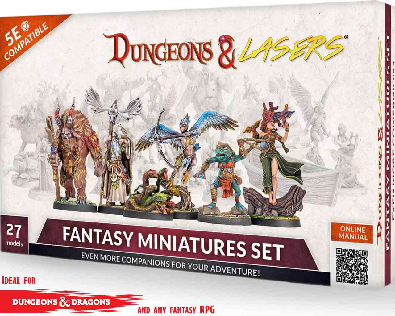 Dungeons & Lasers - Fantasy Miniatures Set archon games