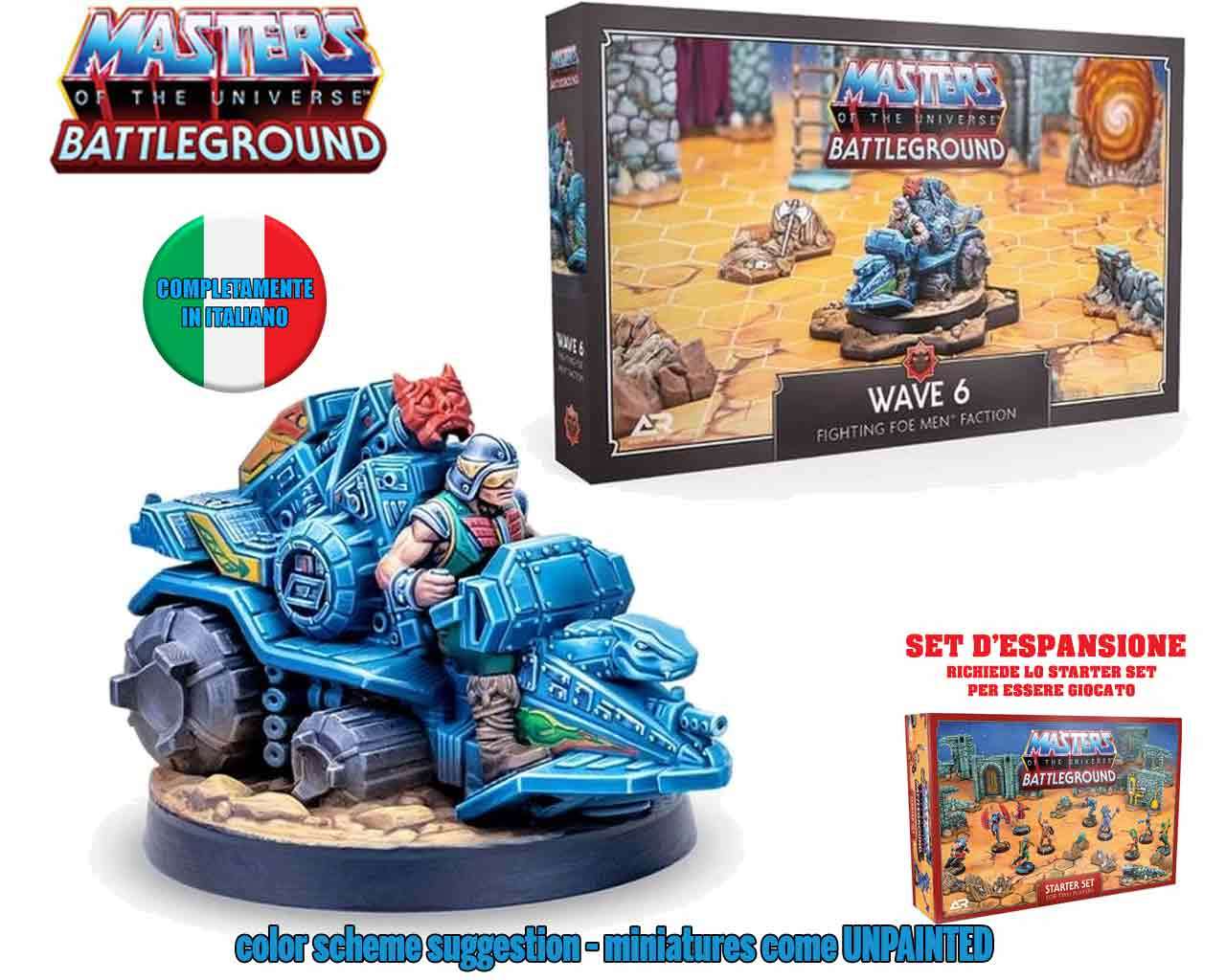Masters of the Universe: Battleground - Wave 6 - Fighting Foe Men Faction (Italienska) archon games