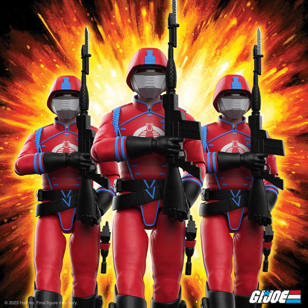 G.I. Joe Ultimates! Wave 5 Cobra Crimson Guard AF super 7