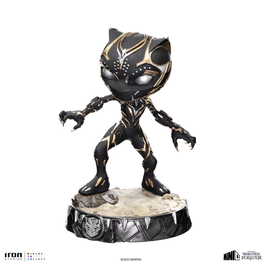 Wakanda Forever Black Panther Shuri Minico Samlarstaty iron studios
