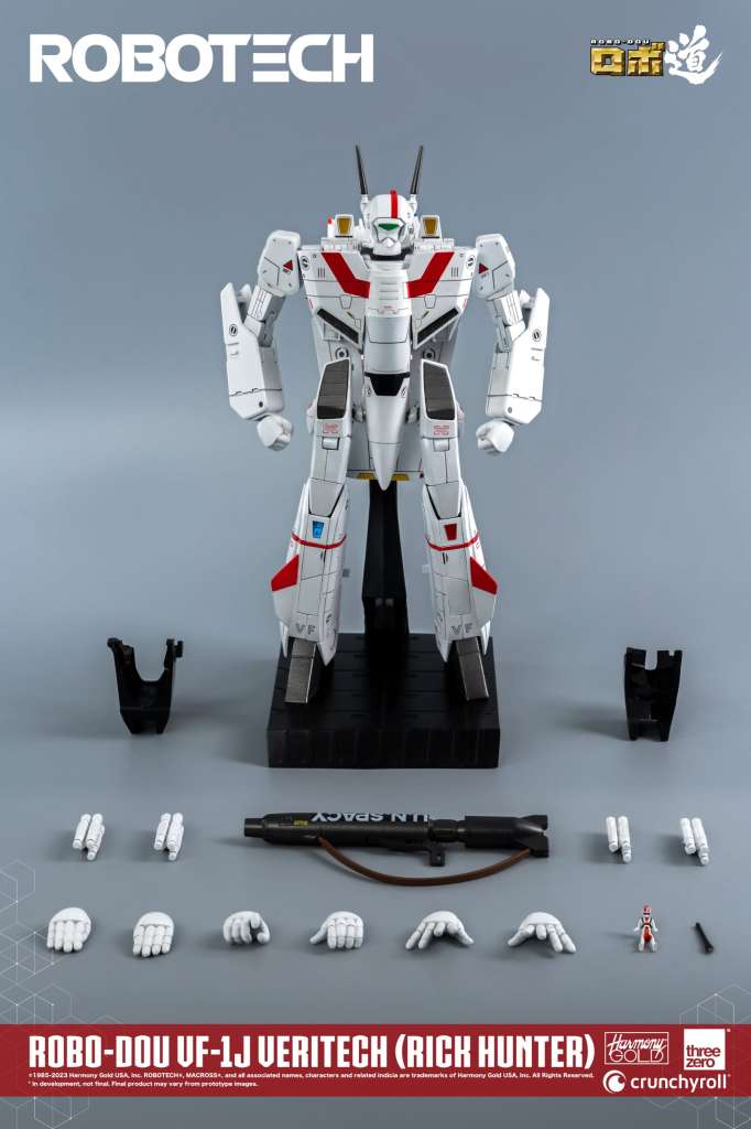 Robotech ROBO-DOU VF-1J Veritech (Rick Hunter) Figur threea toys/threezero