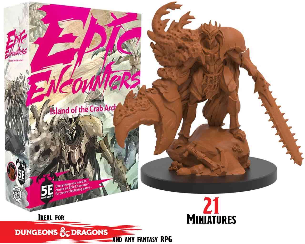 Epic Encounters: Island of the Crab Archon steamforged games