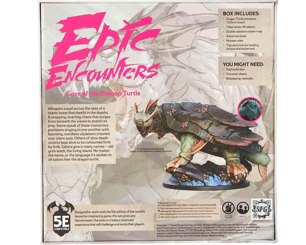 Epic Encounters: Cove of the Dragon Turtle steamforged games