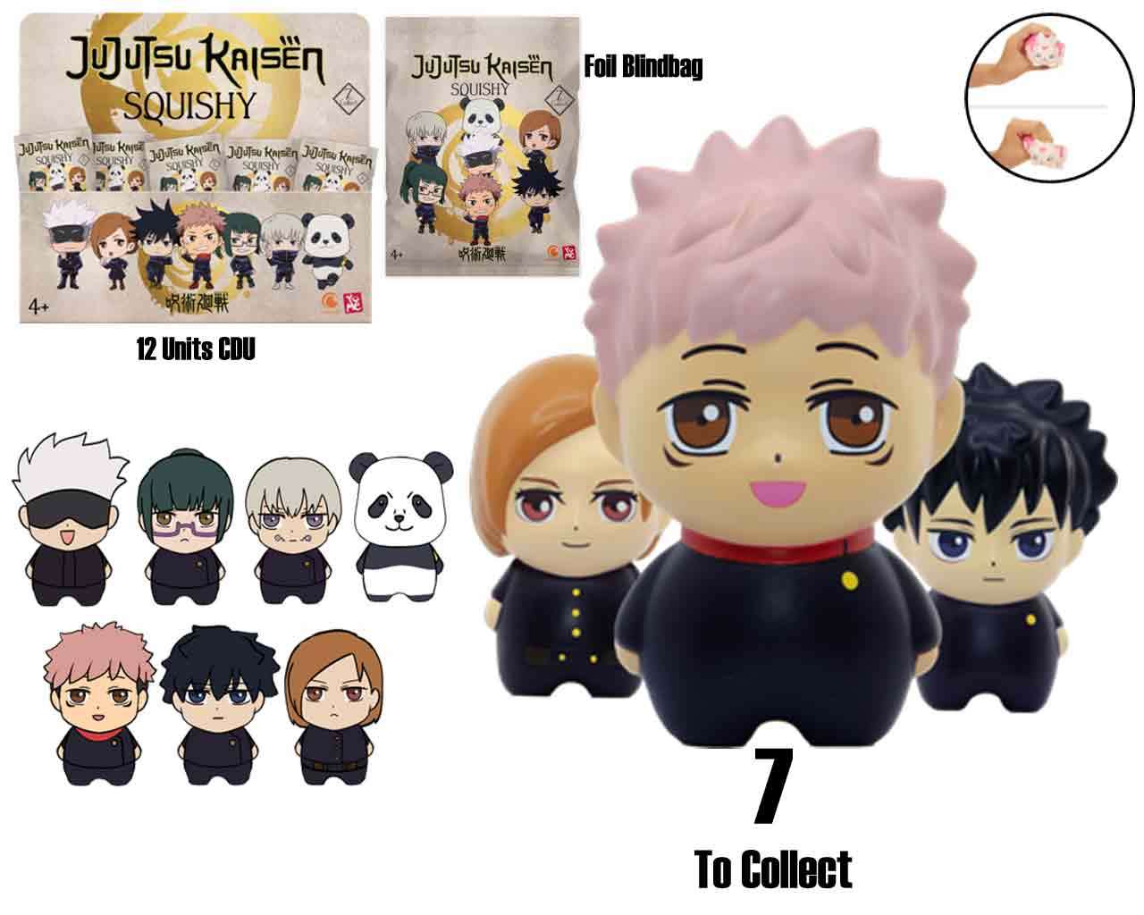 Jujutsu Kaisen - Foam Squishy - Blind Bags Diskdisplay (12 enheter) yume