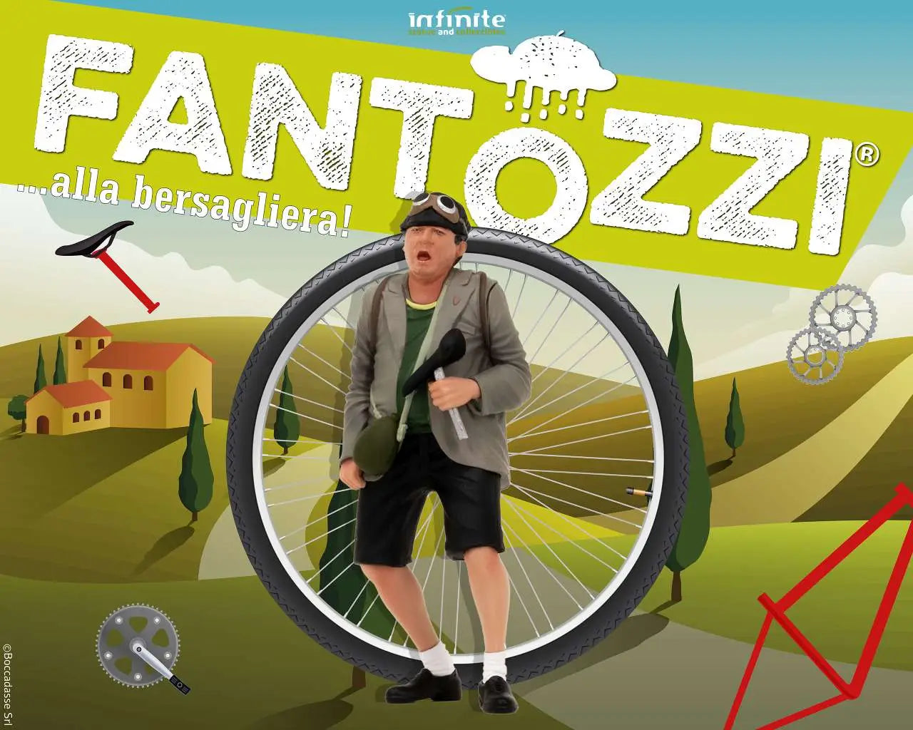 FANTOZZI - FANTOZZI …ALLA BERSAGLIERA PVC MINI FIGURE