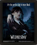 WEDNESDAY PERFECT DAY 3D LENTICULAR POSTER FRAMED