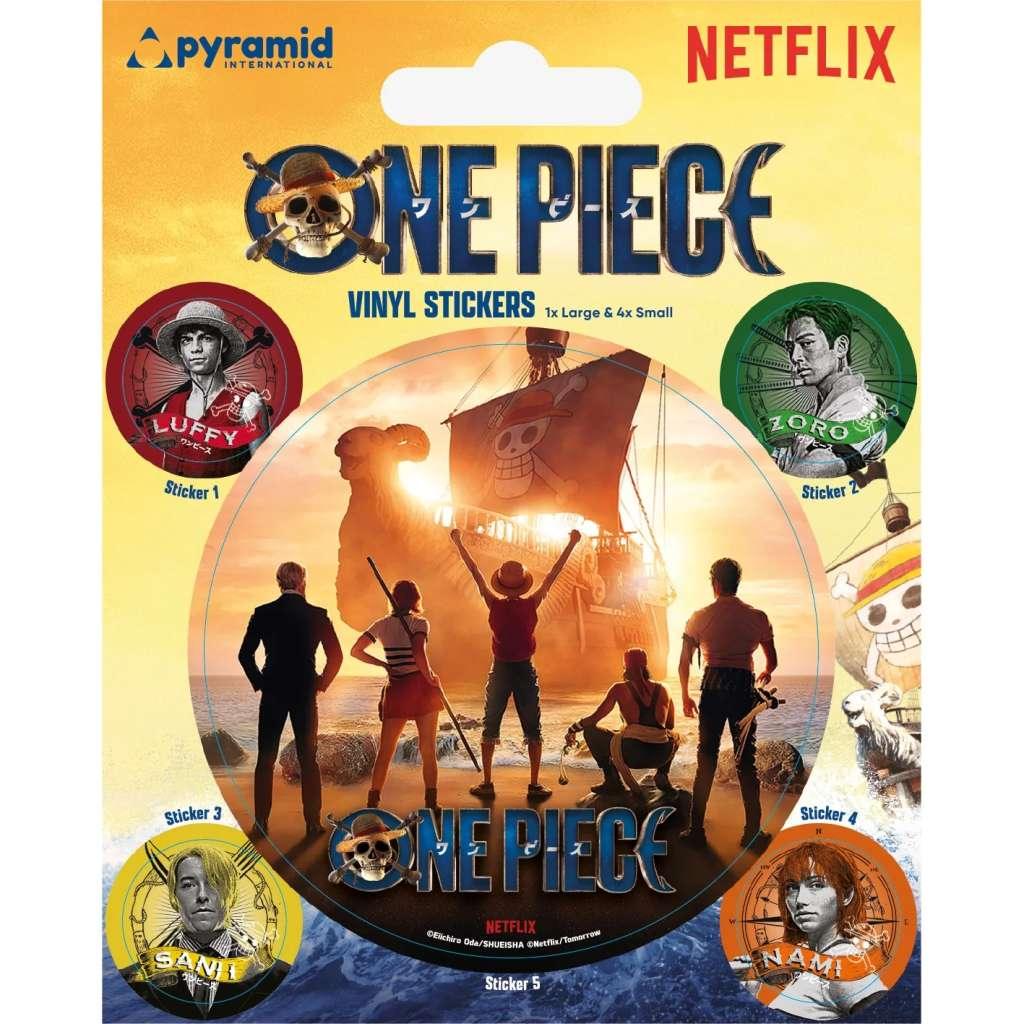 One Piece Live Action Straw Hat Crew Vinyl Klistermärke - Robotto