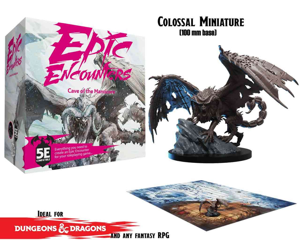 Epic Encounters: Cave of the Manticore steamforged games