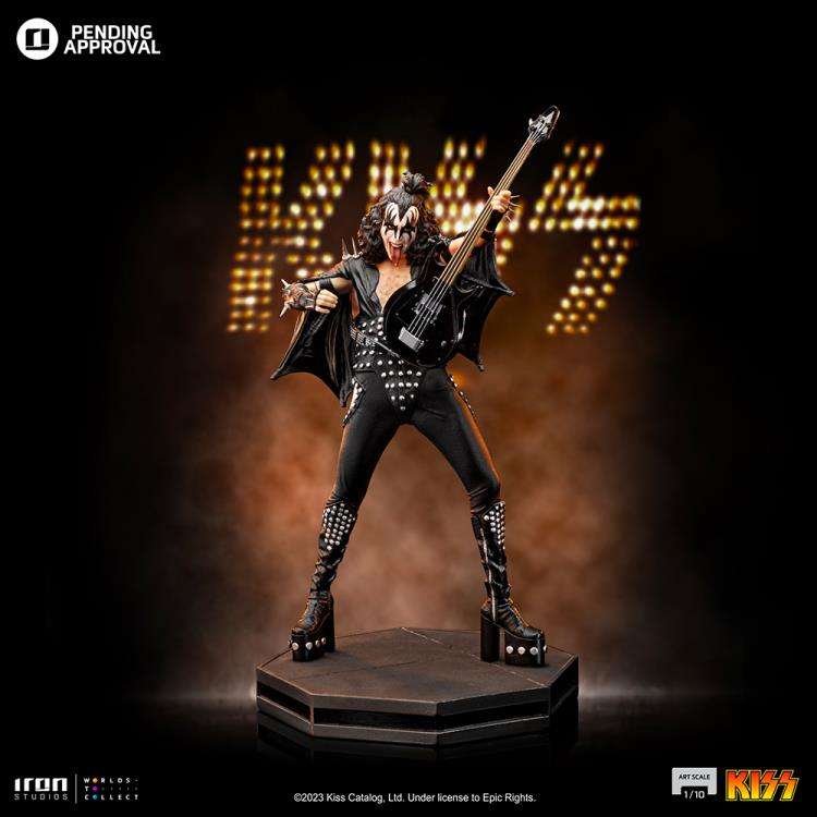 Kiss Gene Simmons 1/10 Staty - Limited Edition iron studios
