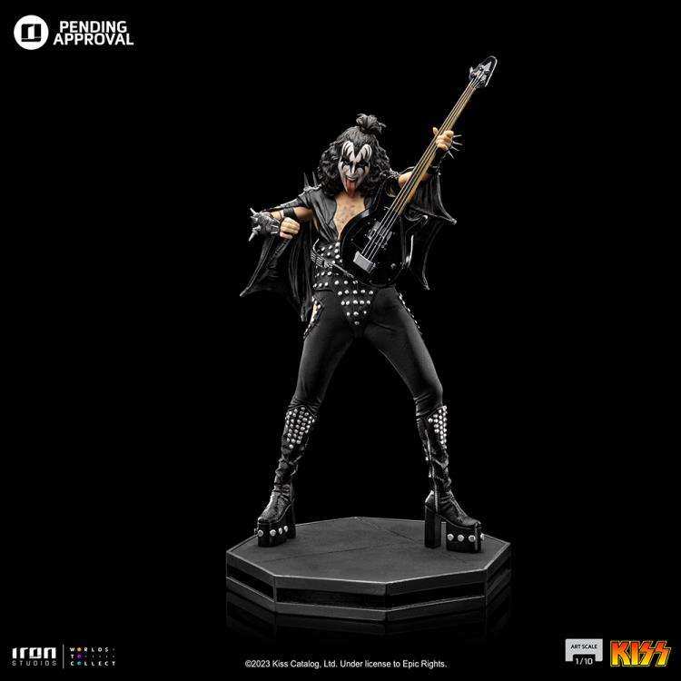 Kiss Gene Simmons 1/10 Staty - Limited Edition iron studios