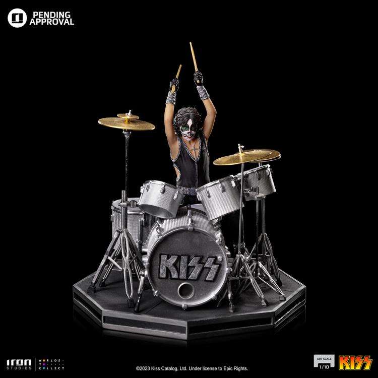 Kiss Peter Criss 1/10 Statue iron studios