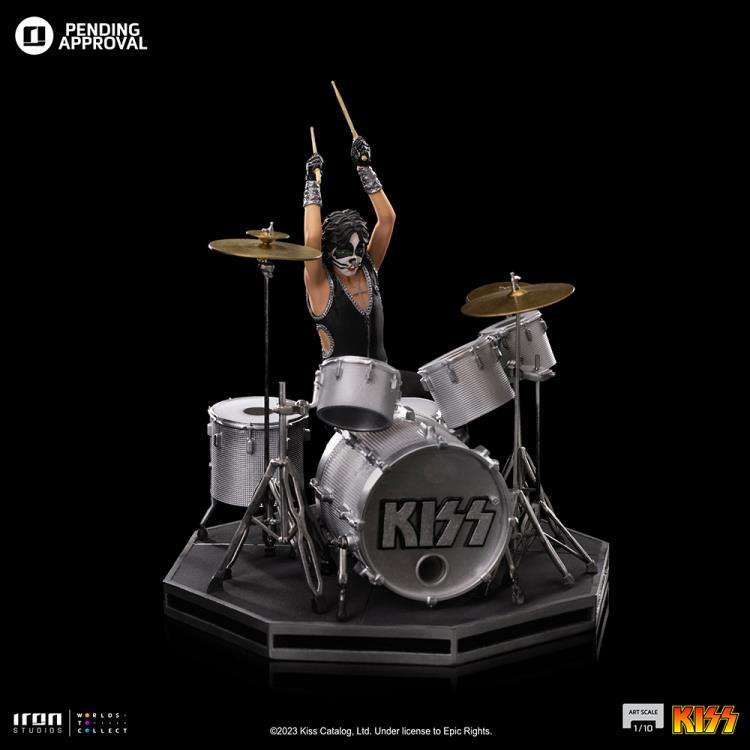 Kiss Peter Criss 1/10 Statue iron studios
