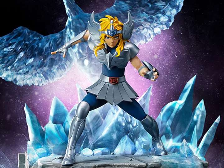 Saint Seiya Cygnus Hyoga Deluxe 1/10 Statue iron studios