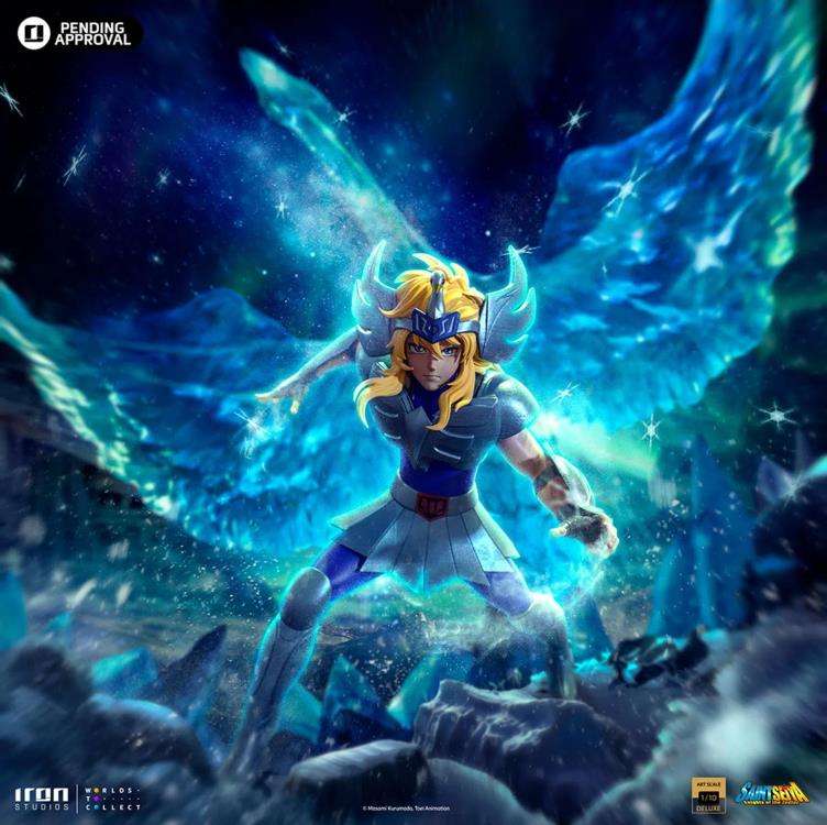 Saint Seiya Cygnus Hyoga Deluxe 1/10 Statue iron studios