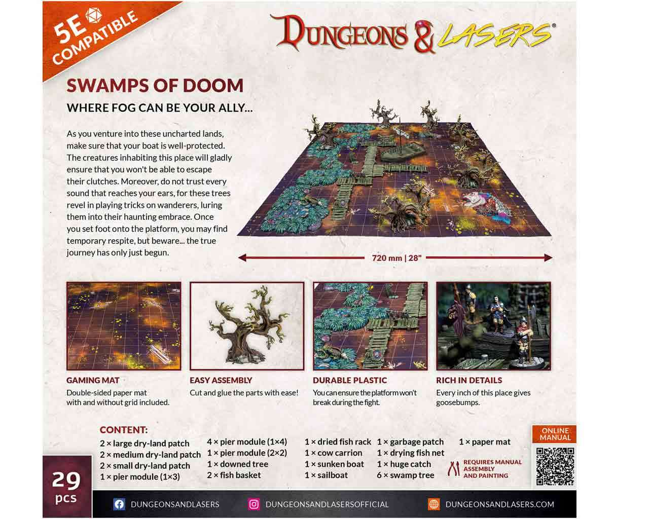 Dungeons & Lasers - Swamps of Doom archon games