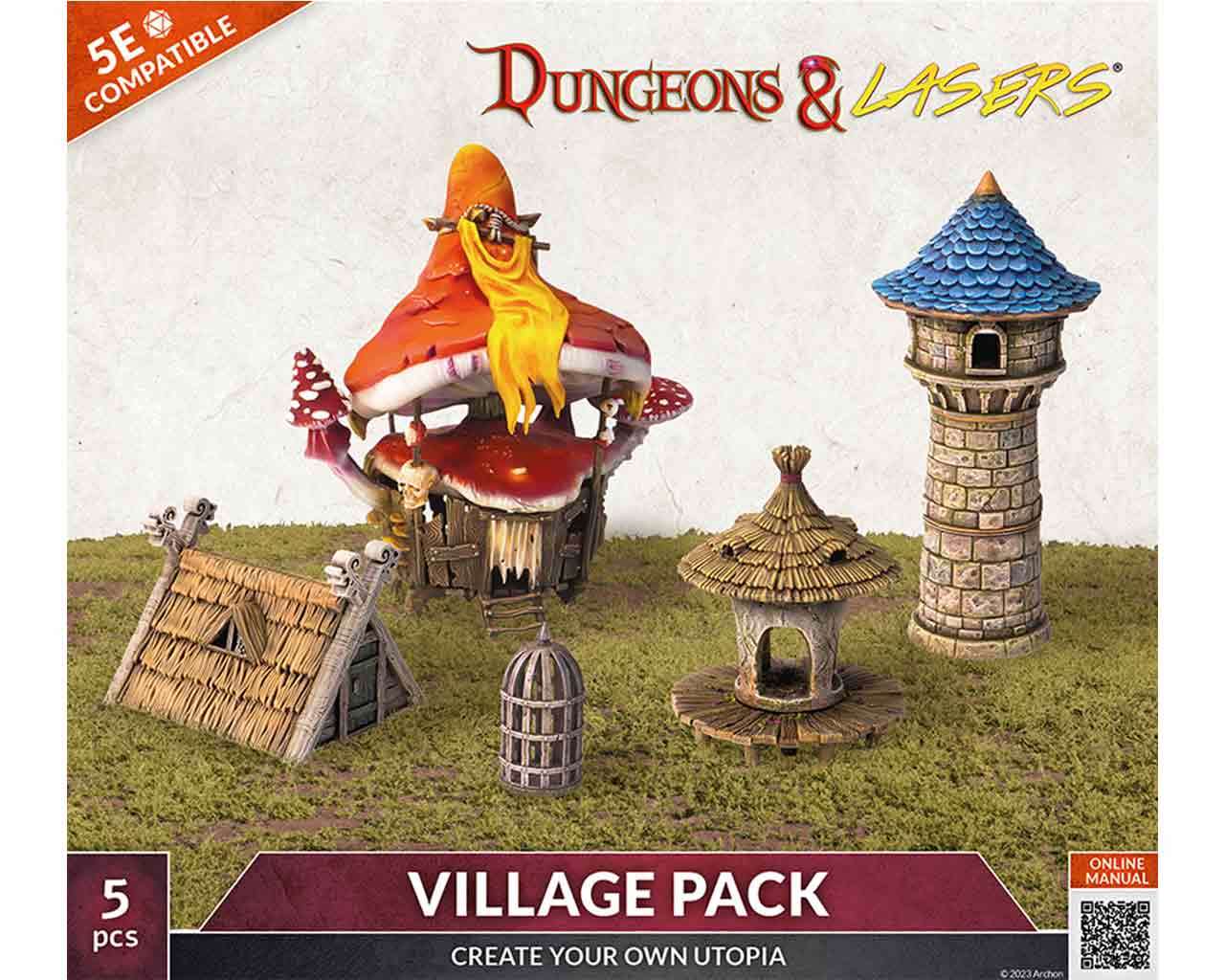 Dungeons & Lasers - Village Pack archon games