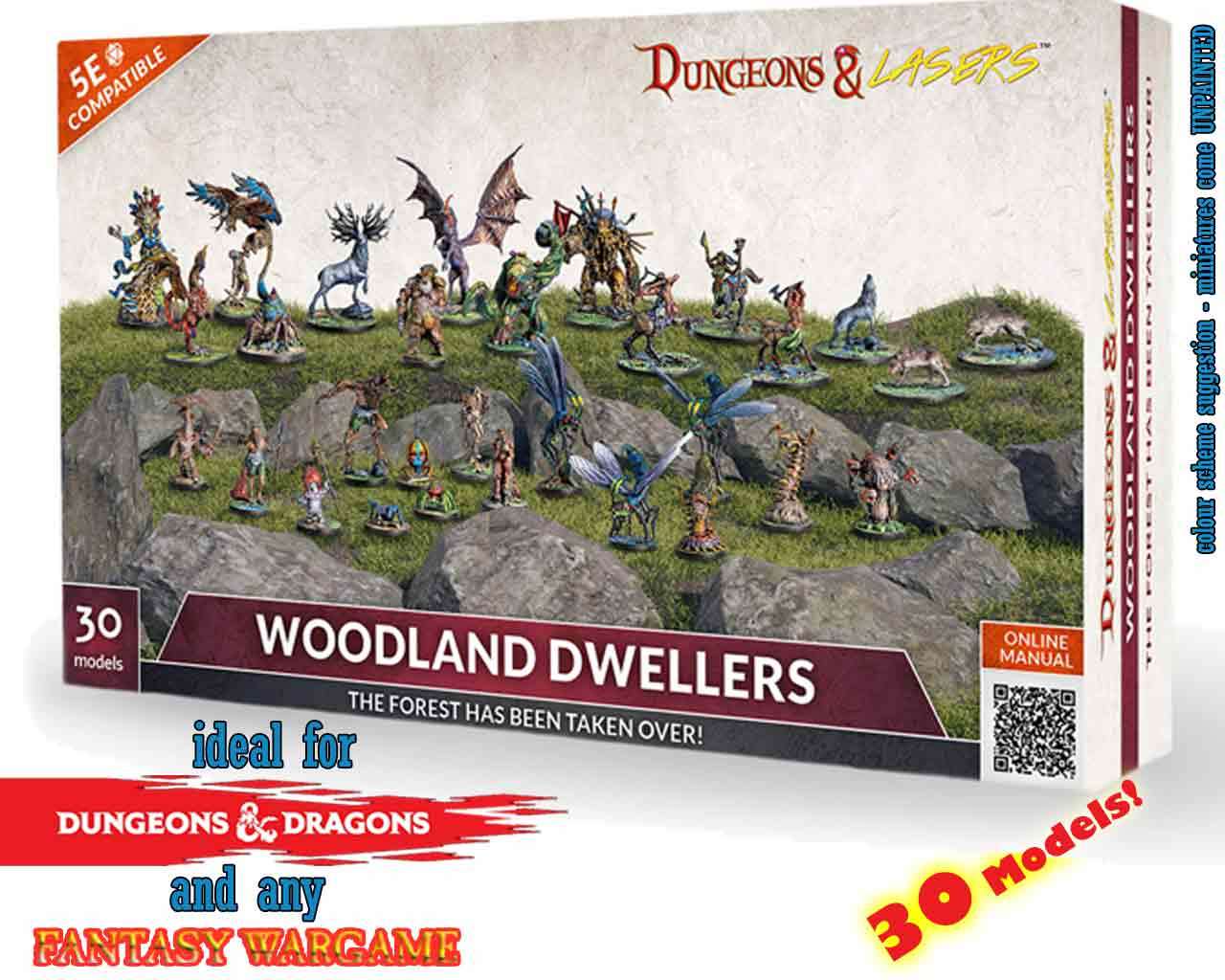 Dungeons & Lasers - Woodland Dwellers Set archon games