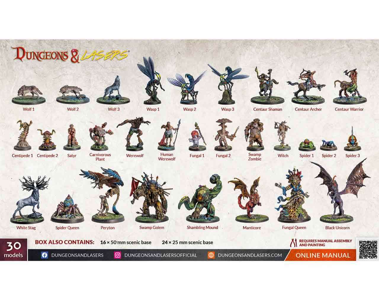 Dungeons & Lasers - Woodland Dwellers Set archon games