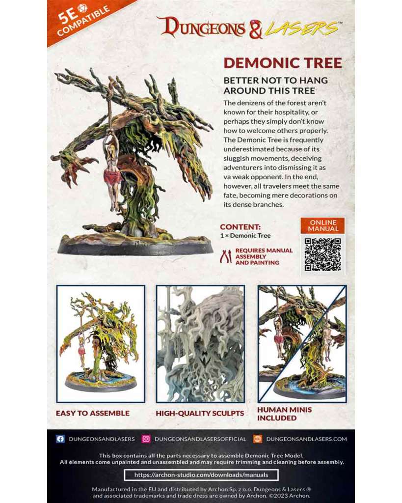 Dungeons & Lasers - Demonisk Träd Figur archon games