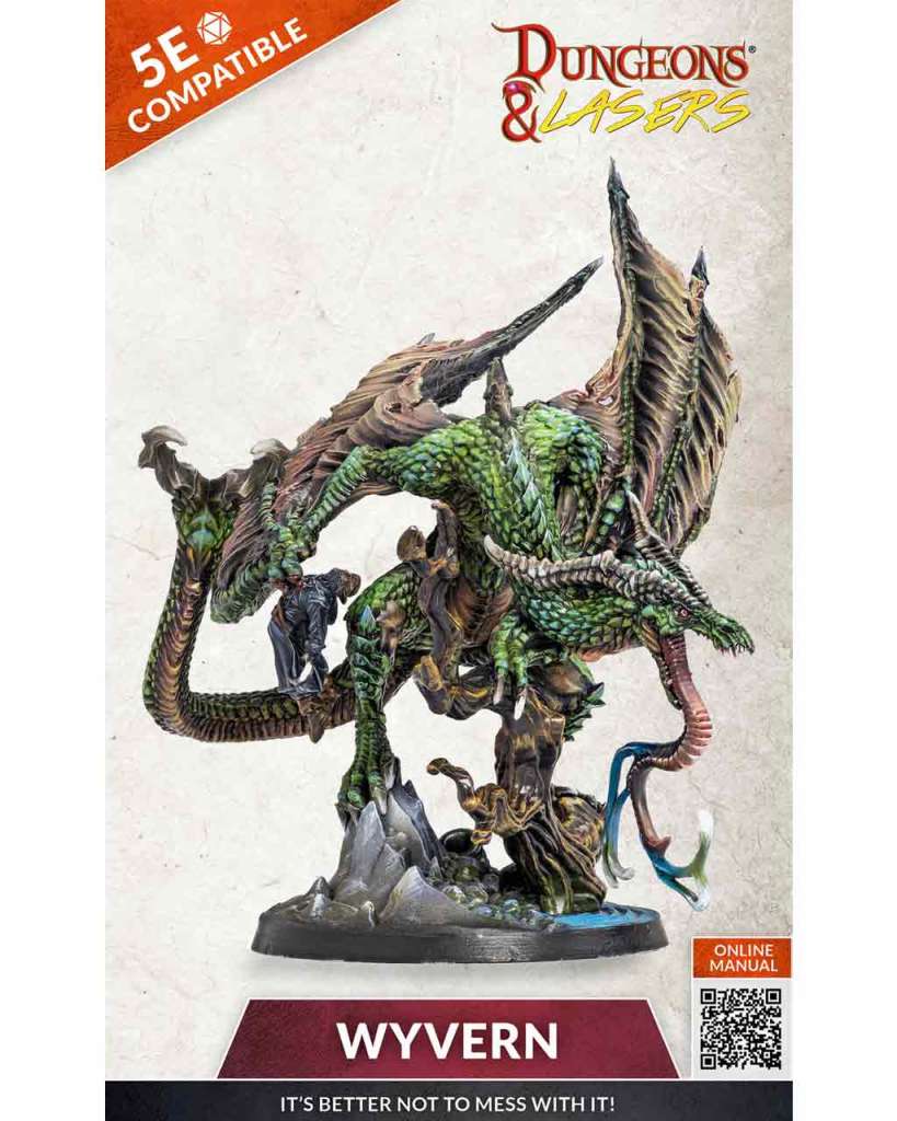 Dungeons & Lasers - Wyvern Figur archon games