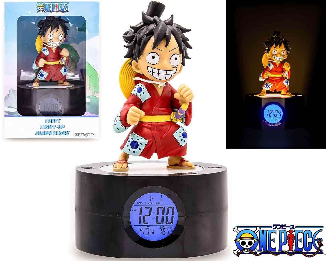 One Piece - Luffy Ljus Alarmklocka teknofun
