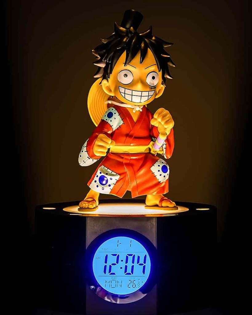 One Piece - Luffy Ljus Alarmklocka teknofun
